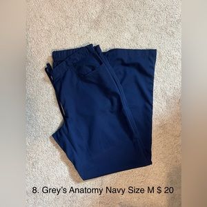 Grey’s Anatomy Navy Scrub Pants